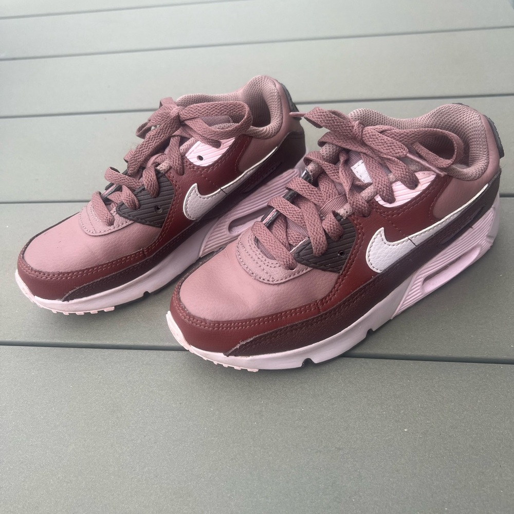 Nike Dual-Tone Sneakers in Mauve and Burgundy